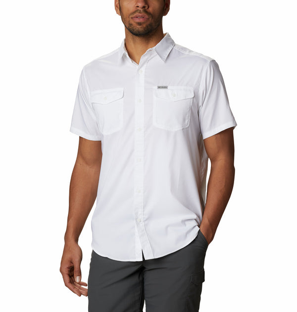 Columbia Men's Utilizer™ II Solid Short Sleeve Shirt - White Great Outdoors Ireland