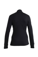 Icebreaker Merino 260 Quantum IV Long Sleeve Zip - Black- Great Outdoors Ireland