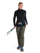 Icebreaker Merino 260 Quantum IV Long Sleeve Zip - Black- Great Outdoors Ireland