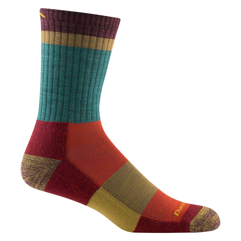 Darn Tough Heady Stripe Micro Crew Lightweight Hiking Sock  