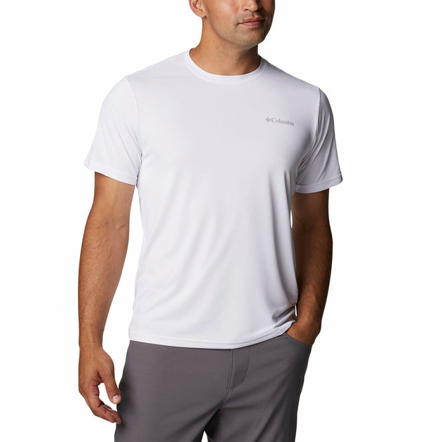 Columbia Men's Hike™ Short Sleeve T-Shirt - White Great Outdoors Ireland