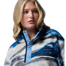 Women's Helvetia II Cropped Sherpa Half Snap Printed Fleece