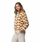 Women's Helvetia II Cropped Sherpa Half Snap Printed Fleece