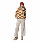 Women's Helvetia II Cropped Sherpa Half Snap Printed Fleece