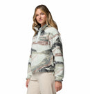 Women's Helvetia II Cropped Sherpa Half Snap Printed Fleece
