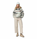 Women's Helvetia II Cropped Sherpa Half Snap Printed Fleece