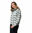 Women's Helvetia II Cropped Sherpa Half Snap Printed Fleece
