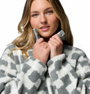 Women's Helvetia II Cropped Sherpa Half Snap Printed Fleece