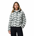 Women's Helvetia II Cropped Sherpa Half Snap Printed Fleece