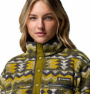 Women's Helvetia II Cropped Sherpa Half Snap Printed Fleece