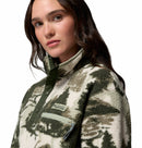 Women's Helvetia II Cropped Sherpa Half Snap Printed Fleece