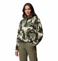 Women's Helvetia II Cropped Sherpa Half Snap Printed Fleece