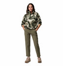 Women's Helvetia II Cropped Sherpa Half Snap Printed Fleece