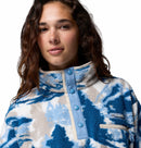 Women's Helvetia II Cropped Sherpa Half Snap Printed Fleece