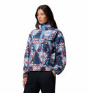 Women's Helvetia II Cropped Sherpa Half Snap Printed Fleece