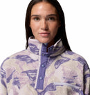 Women's Helvetia II Cropped Sherpa Half Snap Printed Fleece