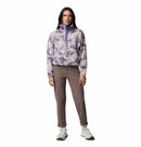 Women's Helvetia II Cropped Sherpa Half Snap Printed Fleece