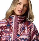 Women's Helvetia II Cropped Sherpa Half Snap Printed Fleece