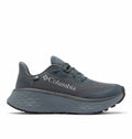 A dark gray Columbia Men’s Konos Trillium ATR OutDry trail shoe featuring a thick, textured sole and Columbia branding on the side, displayed in a left side profile against a white background.