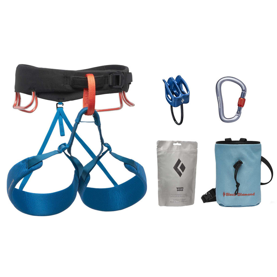 Black Diamond Momentum Harness Package - Kingfisher- Great Outdoors Ireland