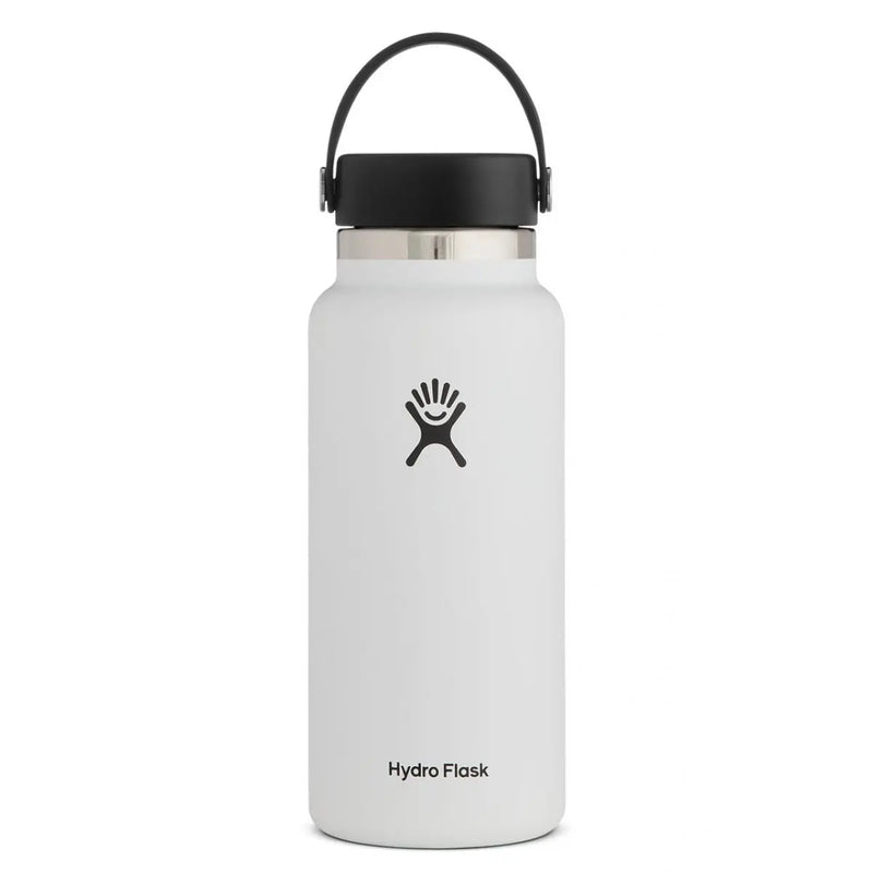 Hydro Flask 32oz Wide Mouth Water Bottle White