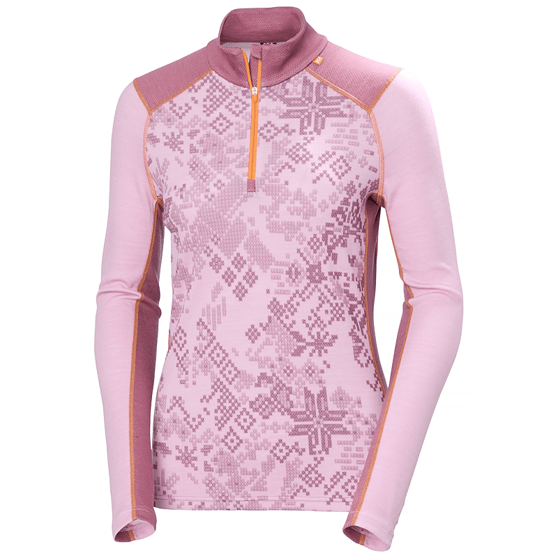Women's Midweight Graphic Half-Zip LIFA Merino Base Layer