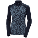 Women's Midweight Graphic Half-Zip LIFA Merino Base Layer