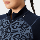 Women's Midweight Graphic Half-Zip LIFA Merino Base Layer