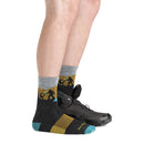 Darn Tough Close Encounters Micro Crew Midweight Hiking Sock - Charcoal  