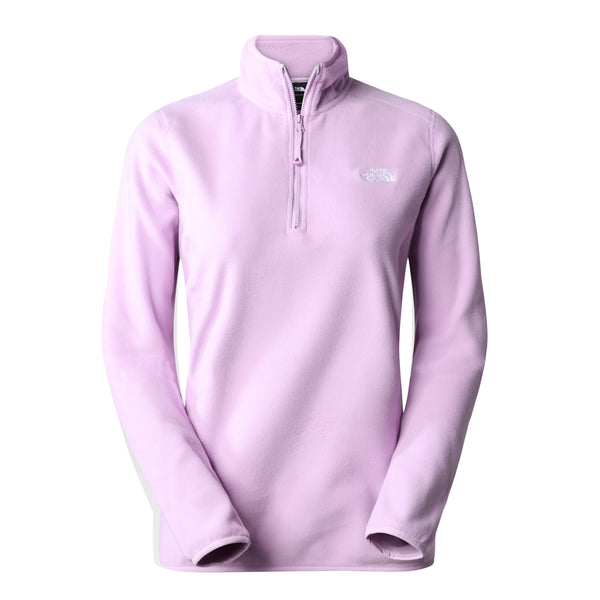 The North Face 100 Glacier Quarter Zip - Lupine - Great Outdoors Ireland