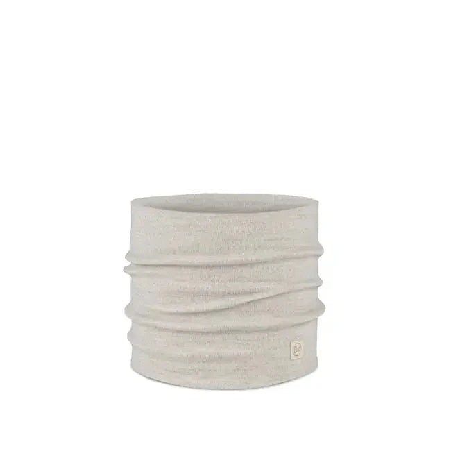 Buff Merino Heavyweight Neck Warmer Solid Cloud  