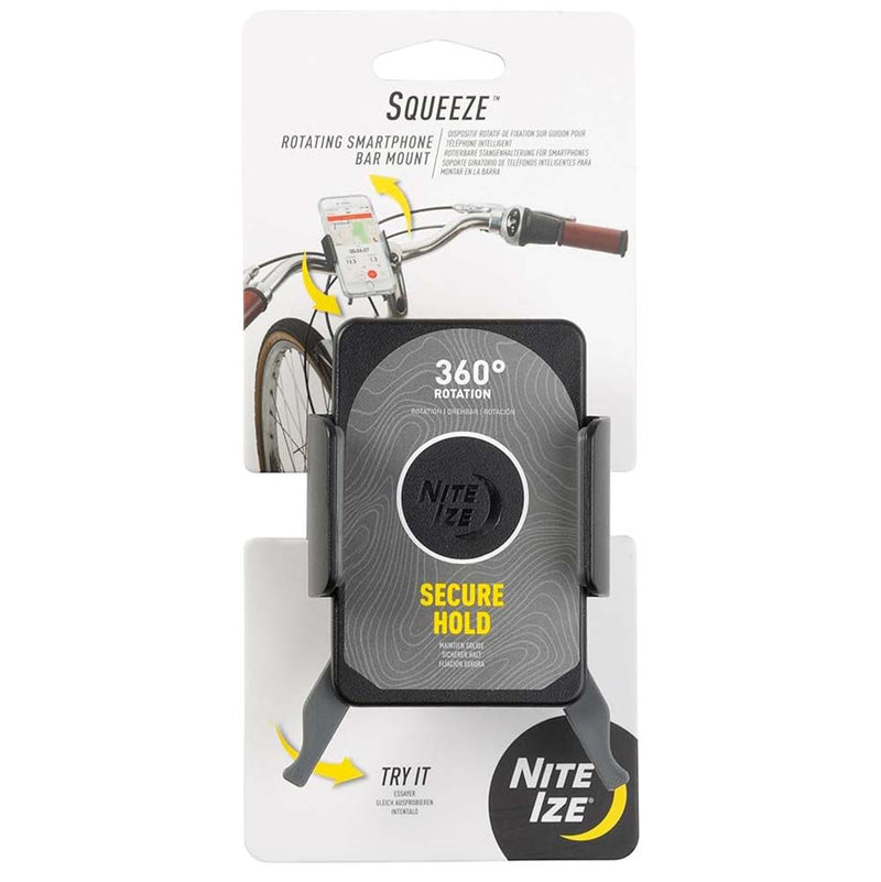 Squeeze Rotating Smartphone Bar Mount