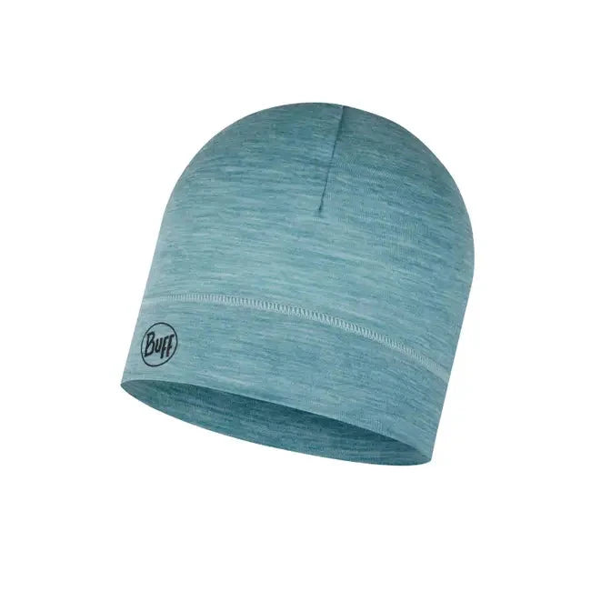 Buff Merino Lightweight Beanie Solid Pool  