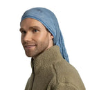 Buff Merino Lightweight Neckwear Solid Lake Blue  