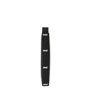 A black nylon strap with white stitching, displayed vertically against a white background. The strap features reinforced segments along its length, making it an ideal accessory for securing your Base Camp Voyager Wallet from The North Face, or any recycled fabric wallet.