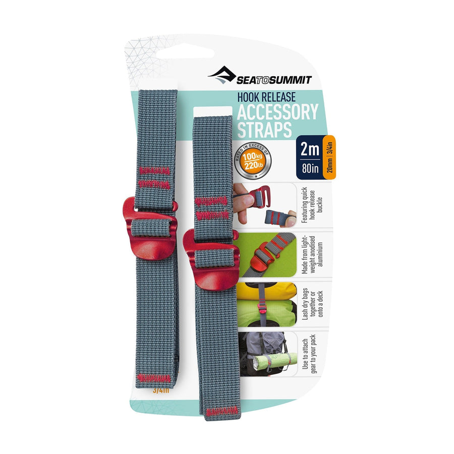Accessory Straps with Hook Release 2m X 20mm