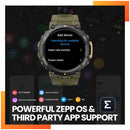 Amazfit T-Rex 2 - Khaki- Great Outdoors Ireland