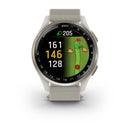 Garmin Approach® S50 - Cream Gold Aluminium Bezel with Ivory ComfortFit Band- Great Outdoors Ireland