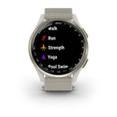 Garmin Approach® S50 - Cream Gold Aluminium Bezel with Ivory ComfortFit Band- Great Outdoors Ireland