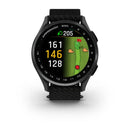 Garmin Approach® S50 - Slate Aluminium Bezel with Black ComfortFit Band- Great Outdoors Ireland