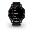 Garmin Approach® S50 - Slate Aluminium Bezel with Black ComfortFit Band- Great Outdoors Ireland
