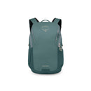 Osprey Astronova Backpack front view, Cascade Blue/Teal Blue