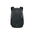 Osprey Astronova Backpack front view, Black/Shale Grey