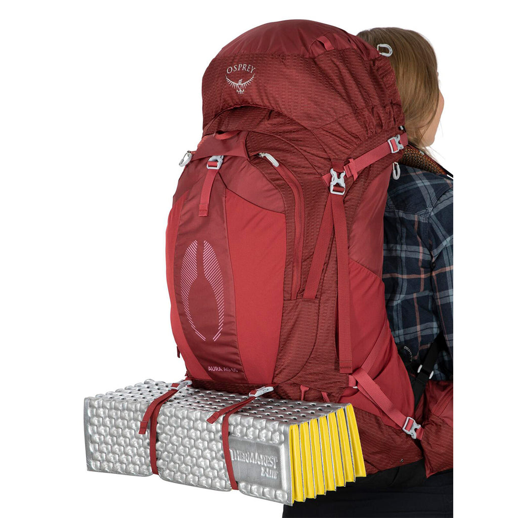 sleeping bag osprey packs aura ag 65