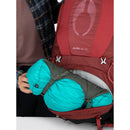Osprey Aura AG 65 Backpack three-quarter view, Berry Sorbet