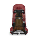 Osprey Aura AG 65 Backpack hip belt detail, Berry Sorbet