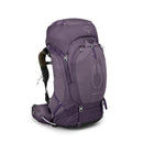 Osprey Aura AG 65 Backpack front view, Enchantment Purp