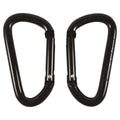 Karabiner 6mm Twinpack - Black