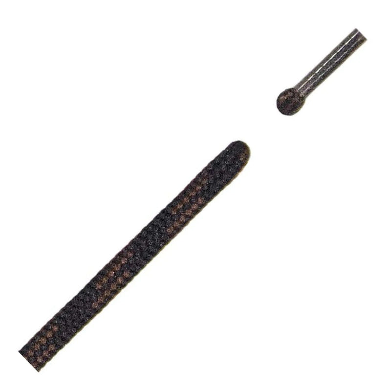 Barth 180cm 5mm Round Laces - 121 Brown Stripe  