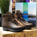 Meindl Bhutan MFS Hiking Boots pair on wooden platform